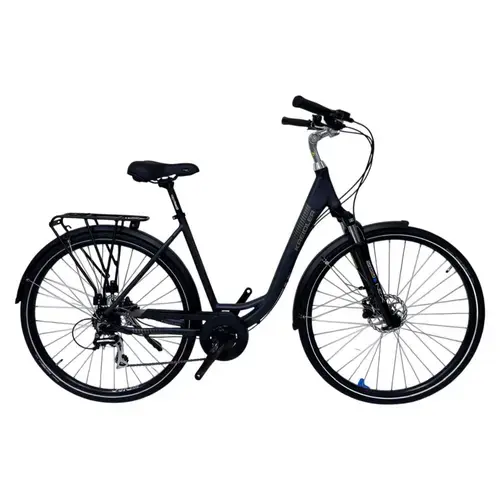 Bicicleta Trekking Kreidler, roti 28 Inch, cadru M, 8 viteze, Negru