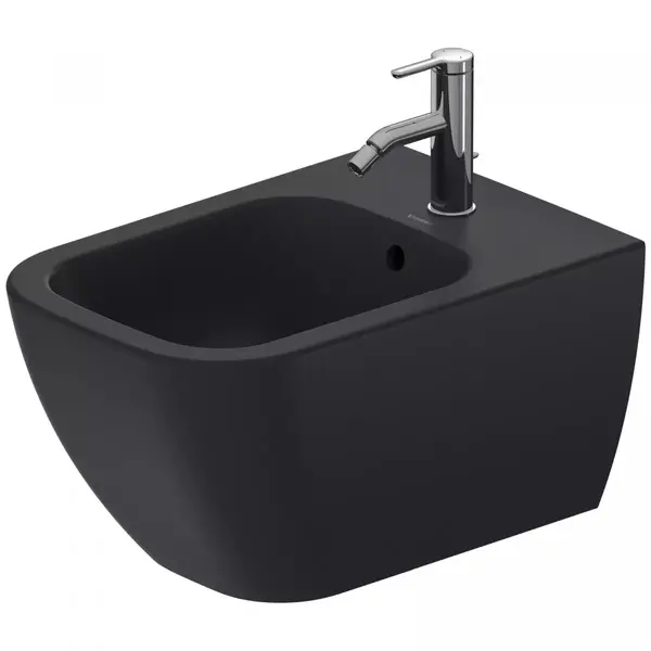 Bideu Duravit Happy D.2, 2258151300, suspendat, Antracit mat