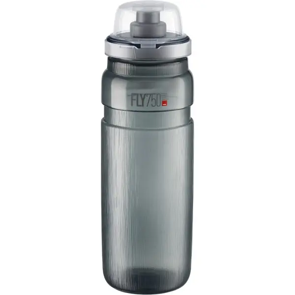 Bidon apa Elite Fly Tex, 750ml, grip, fumuriu