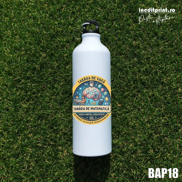 Bidon apa personalizat tabere BAP18 M2-750mL