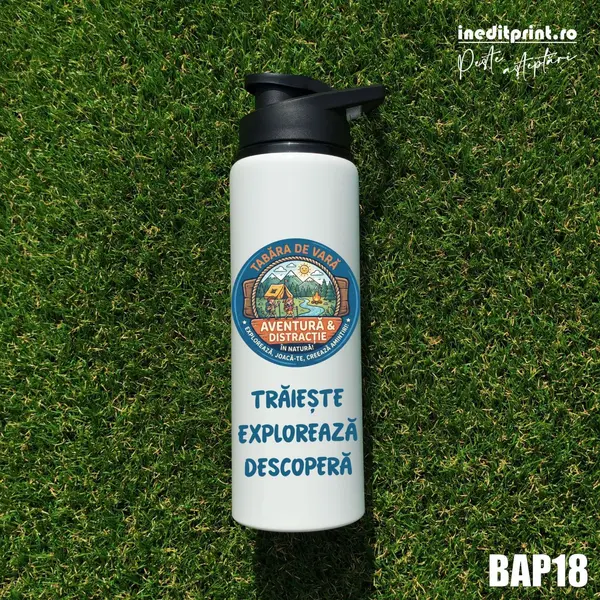 Bidon apa personalizat tabere BAP18 M3-750ml