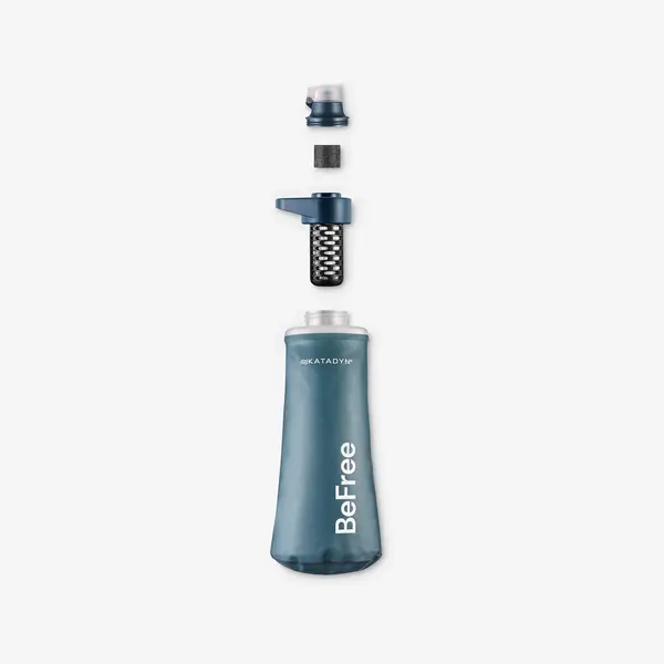 Bidon cu filtru de trekking, flexibil, 1 litru, BeFree Katadyn