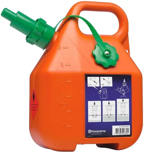 Bidon de plastic pentru benzină Husqvarna - 505698001, 6 l