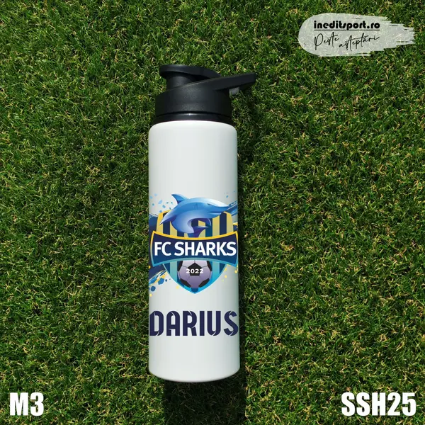 Bidon sport personalizat F.C. Shark SSH25 M3