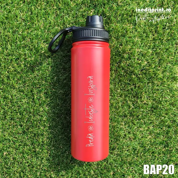 Bidon Termos personalizat BAP20 Termos rosu
