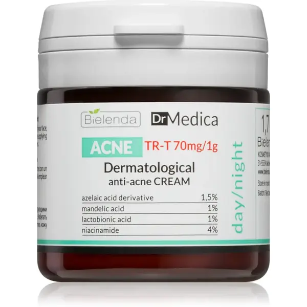 Bielenda Dr Medica Acne cremă pentru față pentru tenul gras, predispus la acnee 50 ml
