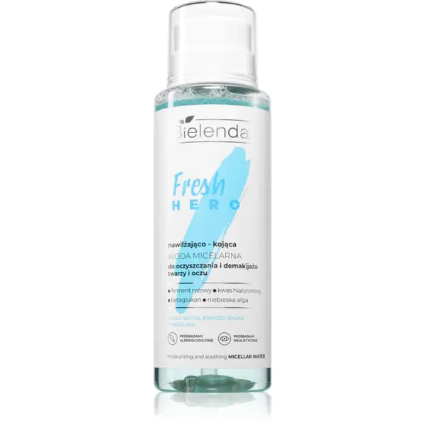 Bielenda Fresh Hero apa micelara hidratanta cu efect calmant 400 ml