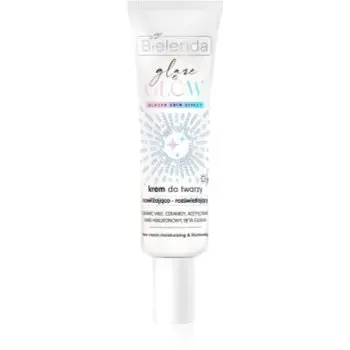 Bielenda GLAZE & GLOW cremă de față, pentru hidratare și iluminare pentru tenul uscat