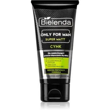 Bielenda Only for Men Super Mat gel hidratant pentru piele lucioasa cu pori dilatati