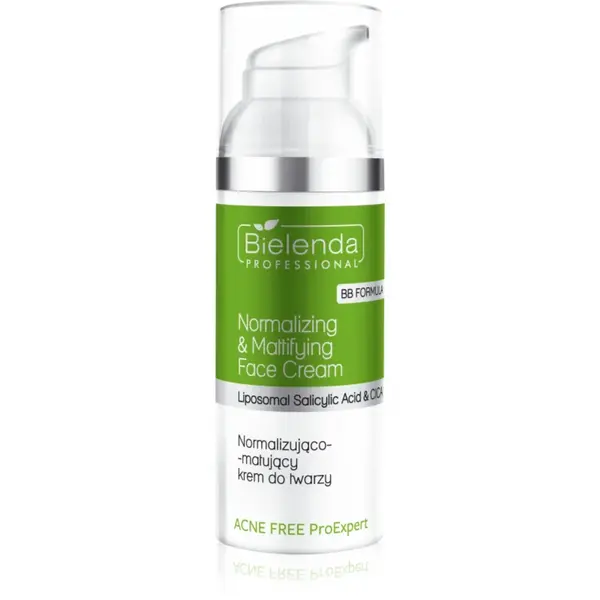 Bielenda Professional Acne Free ProExpert normalizarea si matifierea cremoasa pentru pielea problematica 50 ml