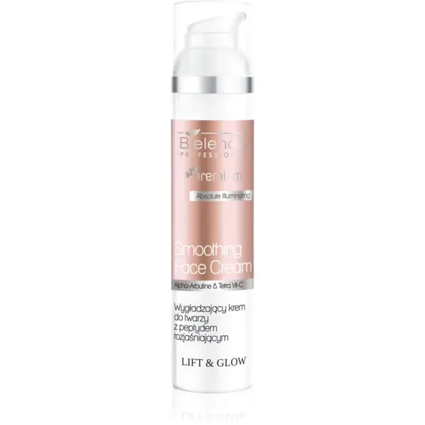 Bielenda Professional Lift & Glow Smoothing Face Cream crema tonifianta pentru o piele mai luminoasa 100 ml