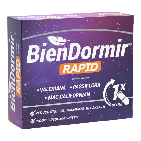 BienDormir Rapid, 20 capsule, Fiterman