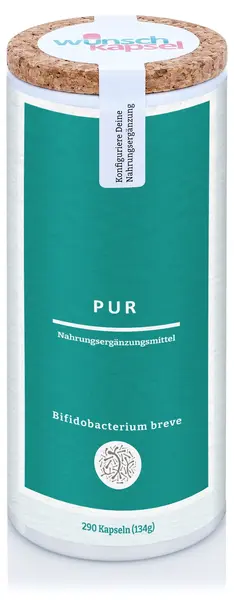 Bifidobacterium breve Probiotic, 1,5 miliarde CFU, 290 capsule, Wunschkapsel