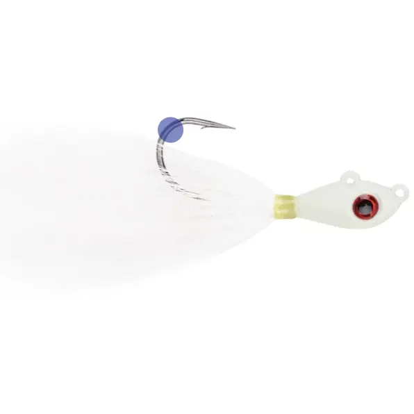 Big Eye Bucktail Green Glow/White Glow 7g