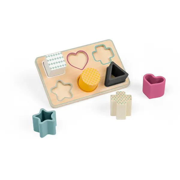 BigJigs Toys Jocul meu de potrivire - Forme magice