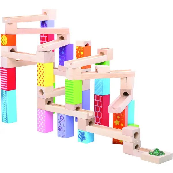 BigJigs Toys Marble Run din lemn