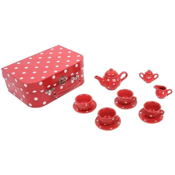 BigJigs Toys Set de ceai din portelan