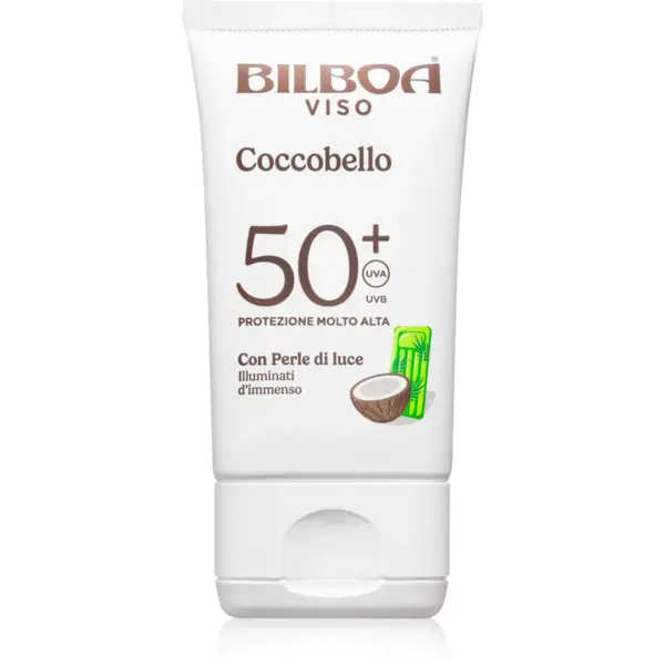 Bilboa Coccobello cremă pentru plaja cu ulei de cocos SPF 50+ 40 ml