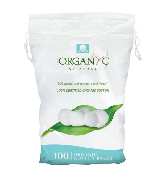 Bile de vata din bumbac organic 100 buc