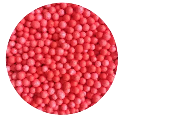 Bile polistiren pentu activitati crafts, rosu,6-8mm,10 grame