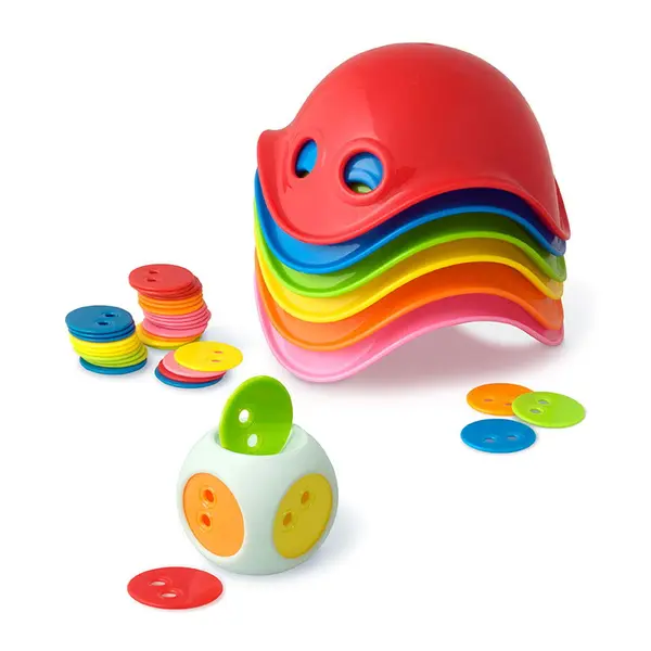 Bilibo Game Box, set de joaca creativ, Moluk multicolor