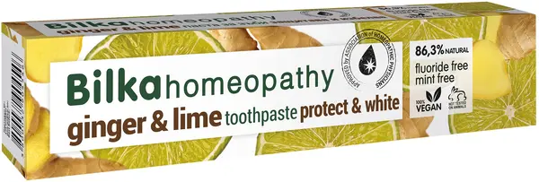 Bilka Homeopathy Pastă de dinți cu ulei de ghimbir, 75 ml
