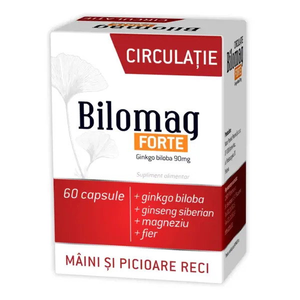 Bilomag forte Circulatie, 60 capsule, Zdrovit