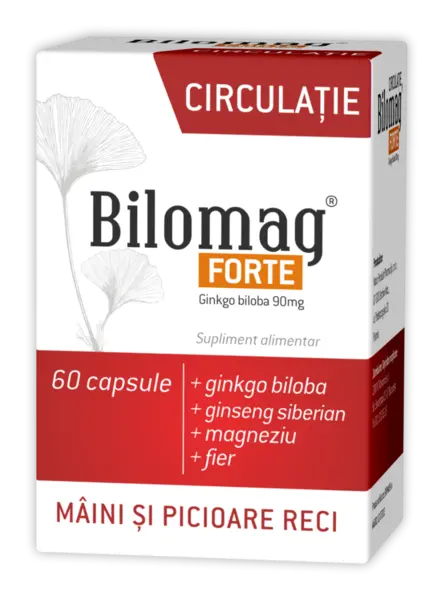 Bilomag Forte Circulatie, 60 capsule, Zdrovit