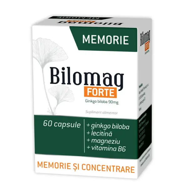 Bilomag forte memorie, 60 capsule, Zdrovit