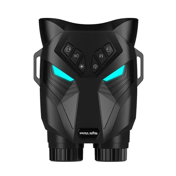 Binoclu Digital Profesional cu Night Vision, pentru vanatoare, 4K, zoom digital 8x, ecran IPS 3 inch (480 x 854), acumulatori 2 x 2000 mAh, 48 Mpx, negru