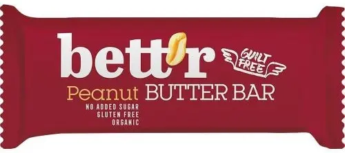 Bio bar, unt de arahide, 30 g, Bett'r