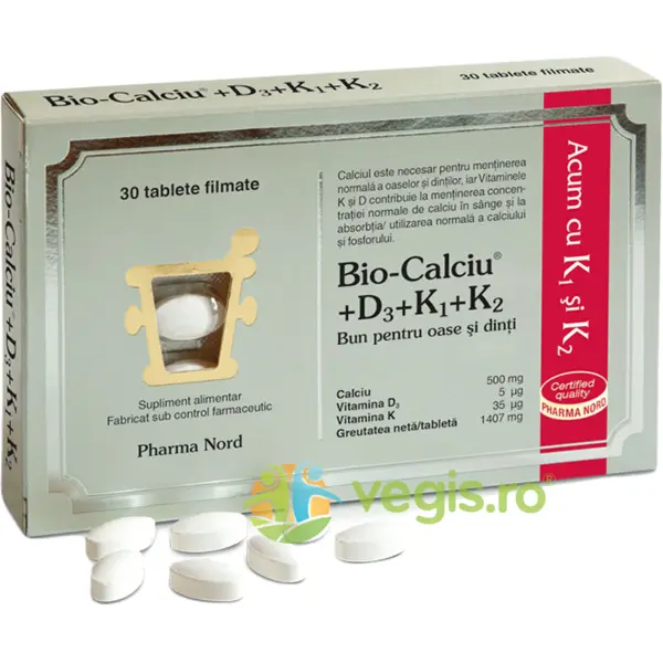 Bio Calciu+D3+K1+K2 30tb
