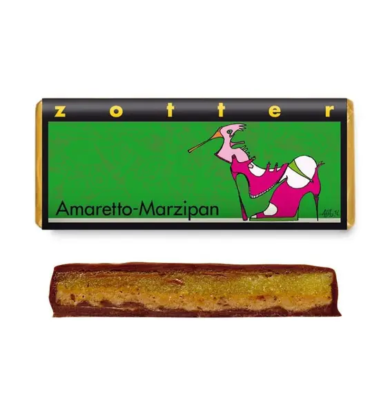 BIO+FAIR Ciocolata cu Amaretto si martipan, 70g