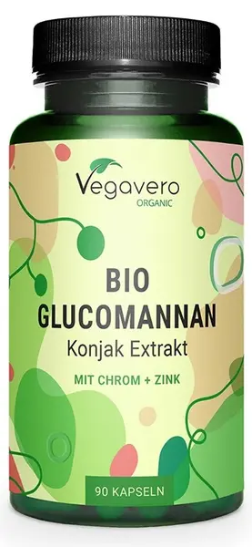 Bio Glucomannan, 90 capsule, Vegavero