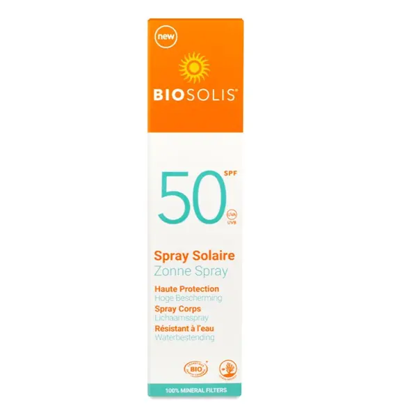 Bio Spray de corp cu protectie solara 50, 100ML