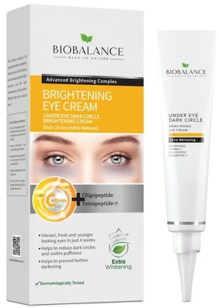 Biobalance Cremă iluminatoare pentru ochi, 15 ml