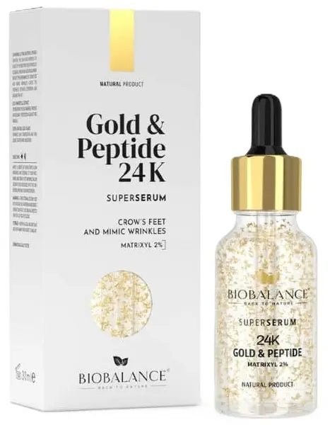 Biobalance Ser super antirid 24k Gold & Peptide, 30 ml