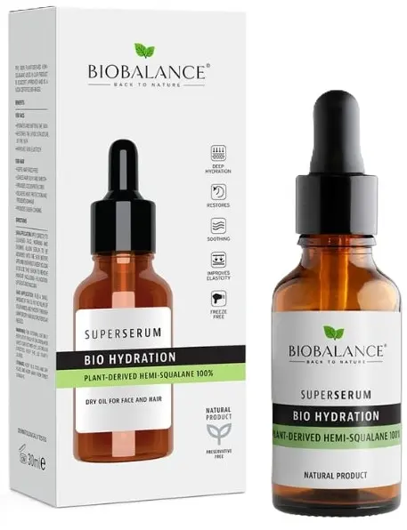 Biobalance Super ser pentru față și păr Bio Hydration, 30 ml
