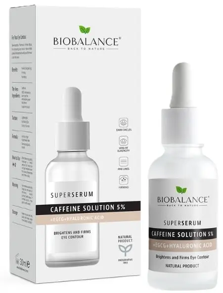 Biobalance Super ser pentru ochi Caffeine Solution 5%, 30 ml