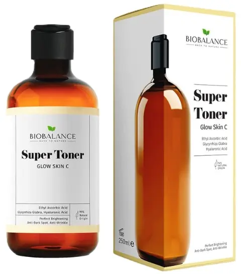 Biobalance Toner super iluminator împotriva petelor întunecate, 250 ml