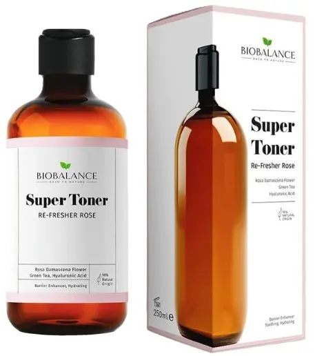 Biobalance Toner super răcoritor cu extract de trandafir, 250 ml