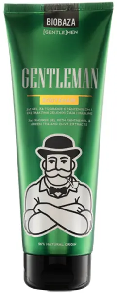 Biobaza Gentleman Șampon și gel de duș 2 în 1, 220 ml