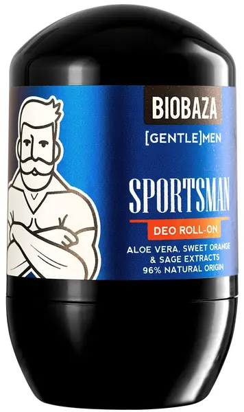 Biobaza Sportsman Deodorant roll-on, 50 ml