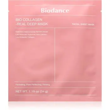 Biodance Bio-Collagen Real Deep Mask mască intensă cu hidrogel hidrateaza pielea si inchide porii