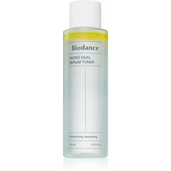Biodance Micro Dual Serum Toner tonic hidratant pentru tratarea tenului în două faze 150 ml
