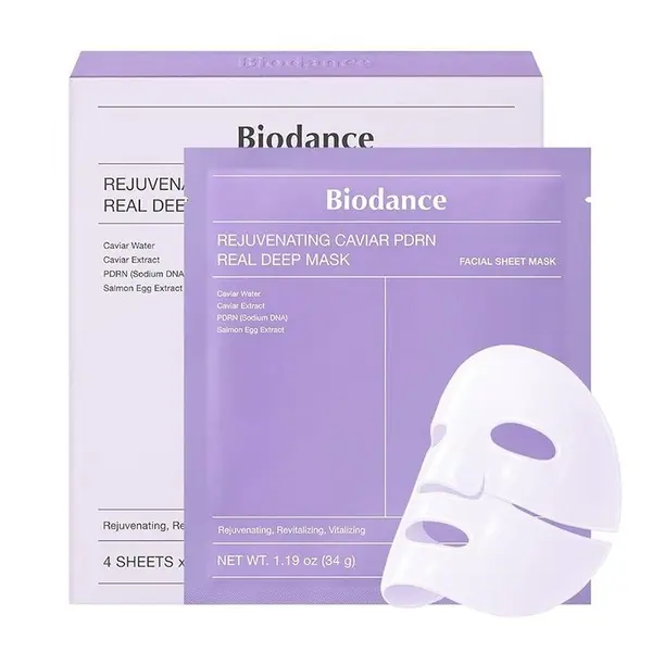 Biodance Rejuvenating Caviar Pdrn Real Deep Mask – Mască de față Volum 4 bucata.