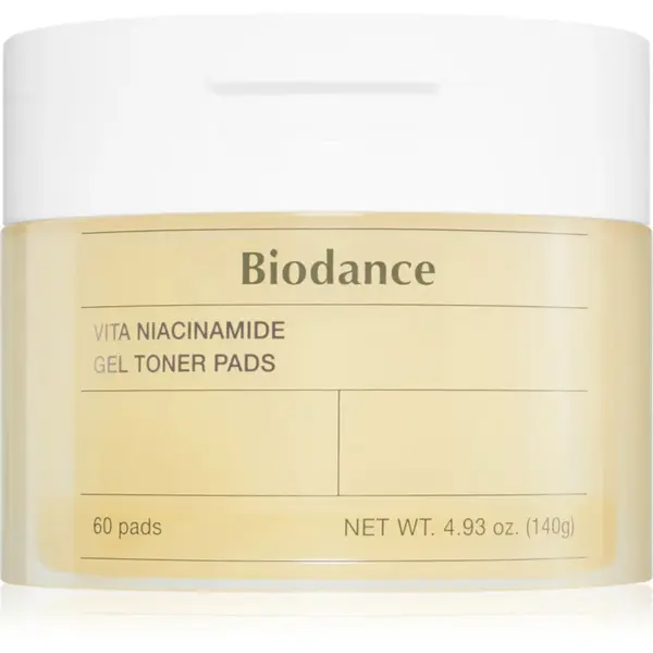Biodance Vita Niacinamide dischete de tonifiere cu efect iluminator 60 buc