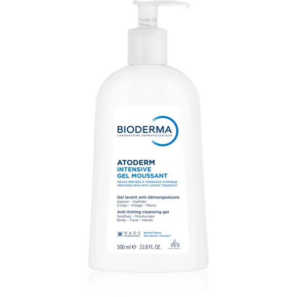 Bioderma Atoderm Intensive Gel Moussant gel spumant hranitor pentru piele foarte sensibila sau cu dermatita atopica 500 ml