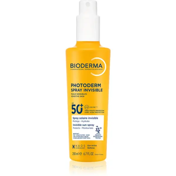 Bioderma Photoderm Invisible Spray SPF50+ spray solar SPF 50+ 200 ml