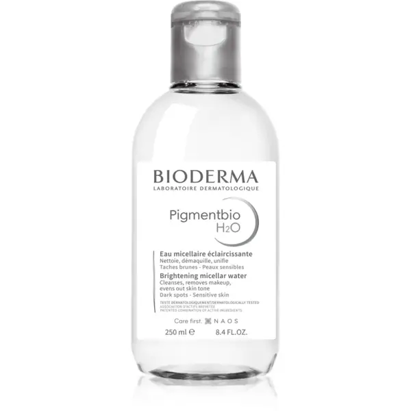 Bioderma Pigmentbio H2O apă micelară pentru curățare blânda impotriva petelor intunecate 250 ml